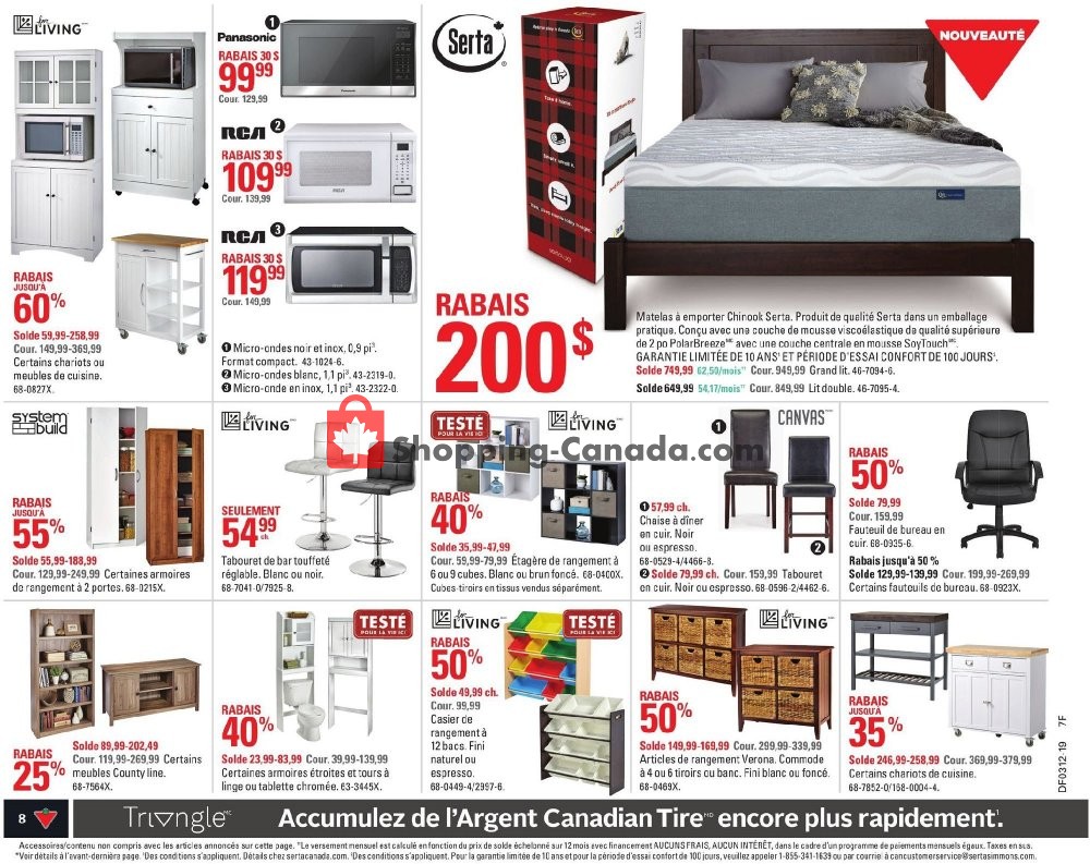 Canadian Tire flyer from Thursday March 14, 2019 to Wednesday March 20, 2019 - page 8