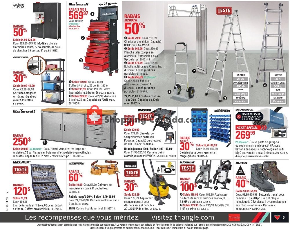 Canadian Tire flyer from Thursday March 7, 2019 to Wednesday March 13, 2019 - page 5