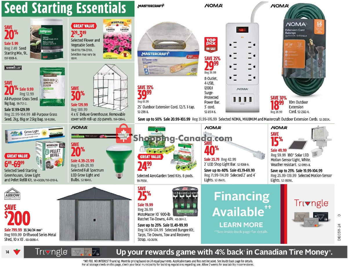 Canadian Tire flyer from Thursday March 7, 2024 to Wednesday March 13, 2024 - page 14