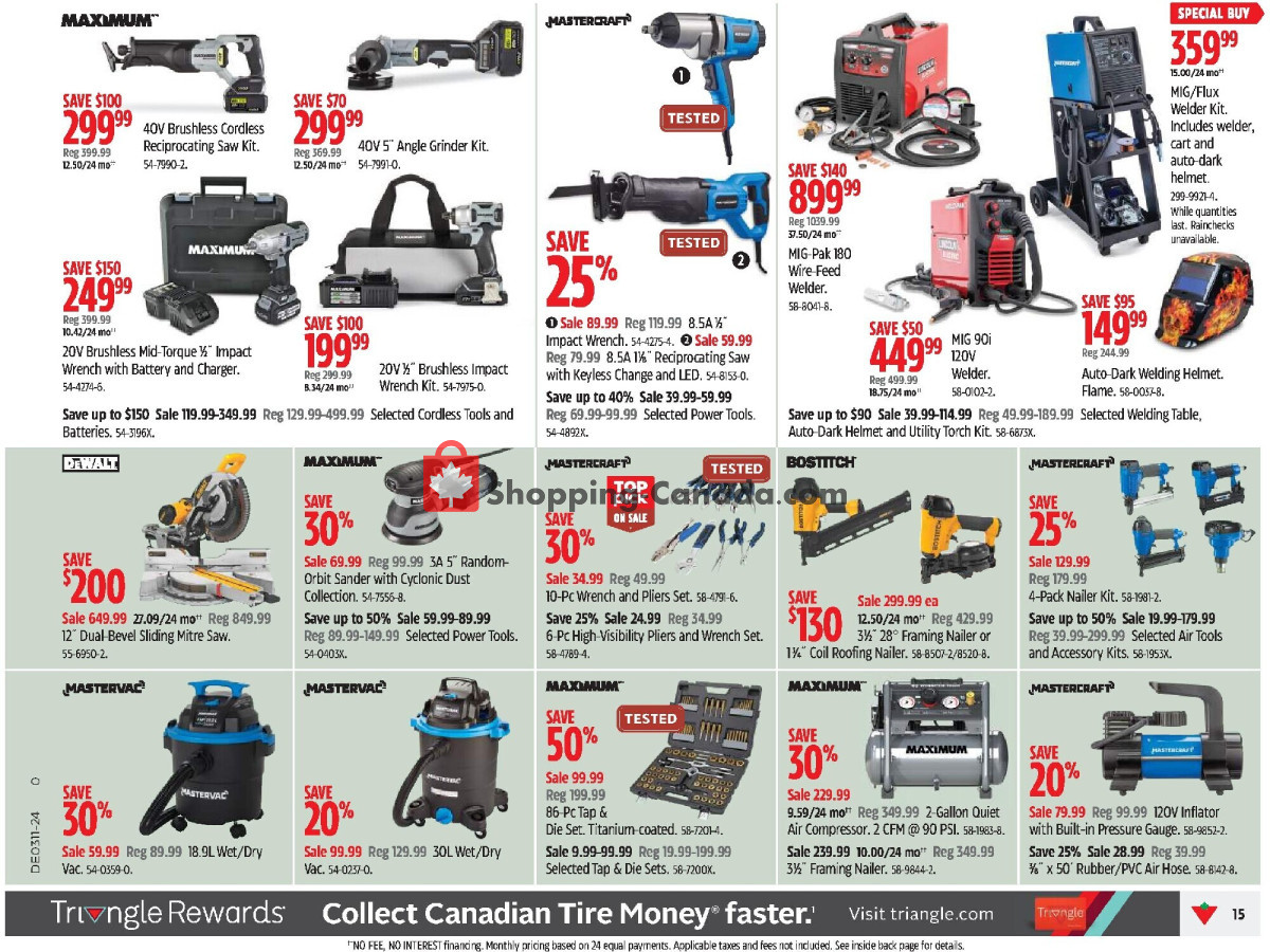 Canadian Tire flyer from Thursday March 7, 2024 to Wednesday March 13, 2024 - page 15