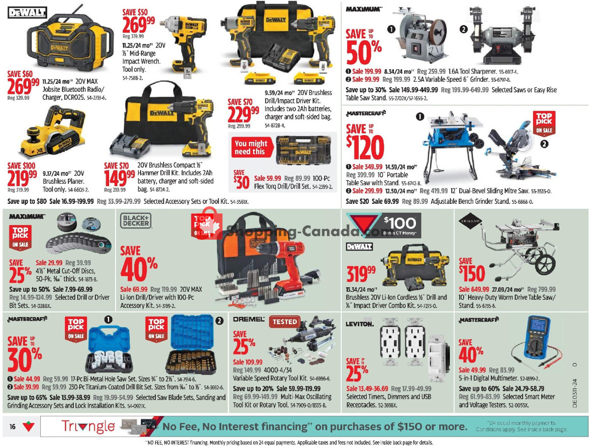 Canadian Tire flyer from Thursday March 7, 2024 to Wednesday March 13, 2024 - page 16