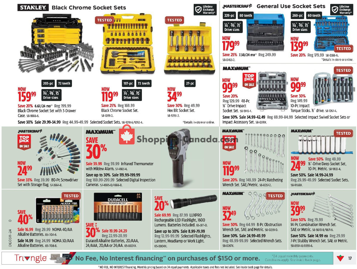 Canadian Tire flyer from Thursday March 7, 2024 to Wednesday March 13, 2024 - page 17