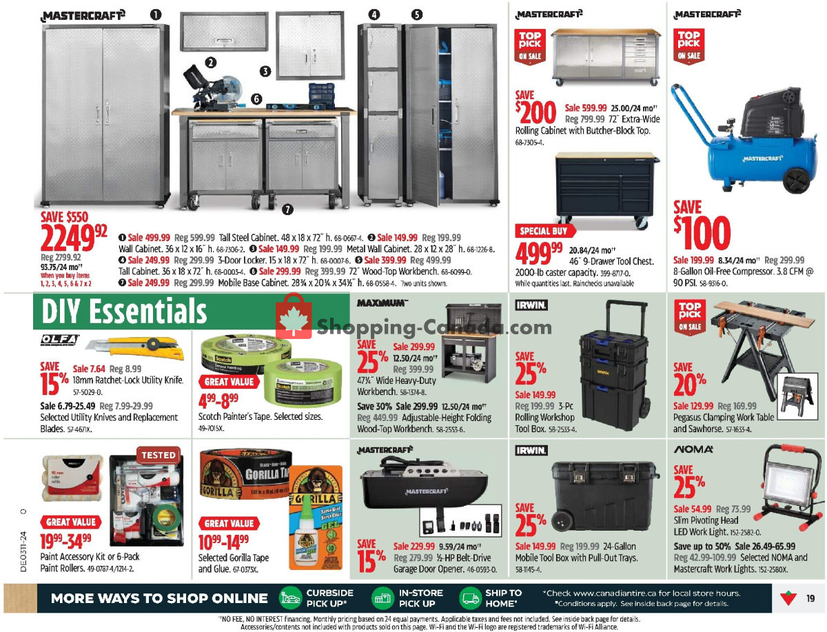 Canadian Tire flyer from Thursday March 7, 2024 to Wednesday March 13, 2024 - page 19