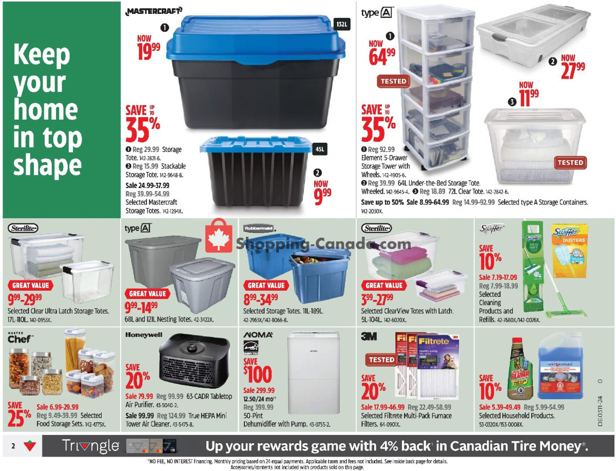 Canadian Tire flyer from Thursday March 7, 2024 to Wednesday March 13, 2024 - page 2