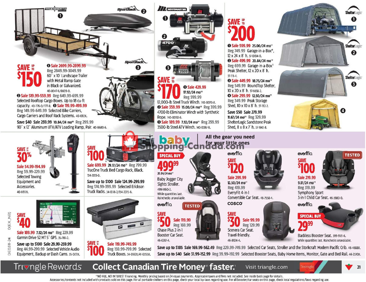 Canadian Tire flyer from Thursday March 7, 2024 to Wednesday March 13, 2024 - page 21