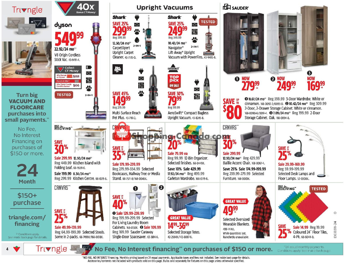 Canadian Tire flyer from Thursday March 7, 2024 to Wednesday March 13, 2024 - page 4