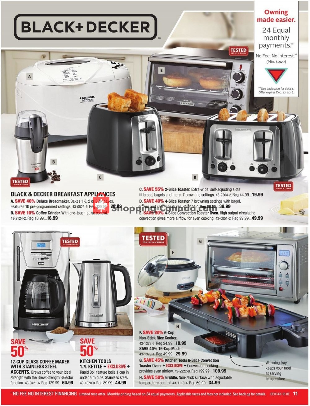 Canadian Tire flyer from Friday October 19, 2018 to Thursday November 8, 2018 - page 11