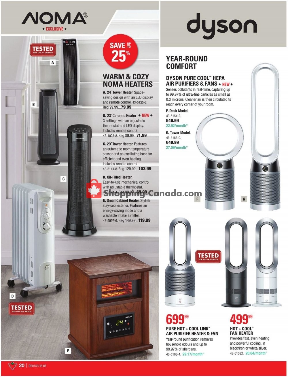 Canadian Tire flyer from Friday October 19, 2018 to Thursday November 8, 2018 - page 20