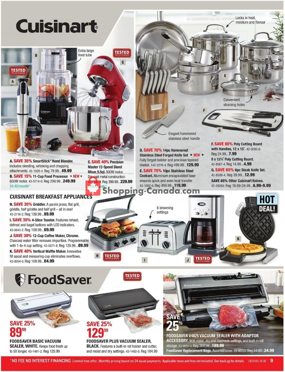 Canadian Tire flyer from Friday October 19, 2018 to Thursday November 8, 2018 - page 9