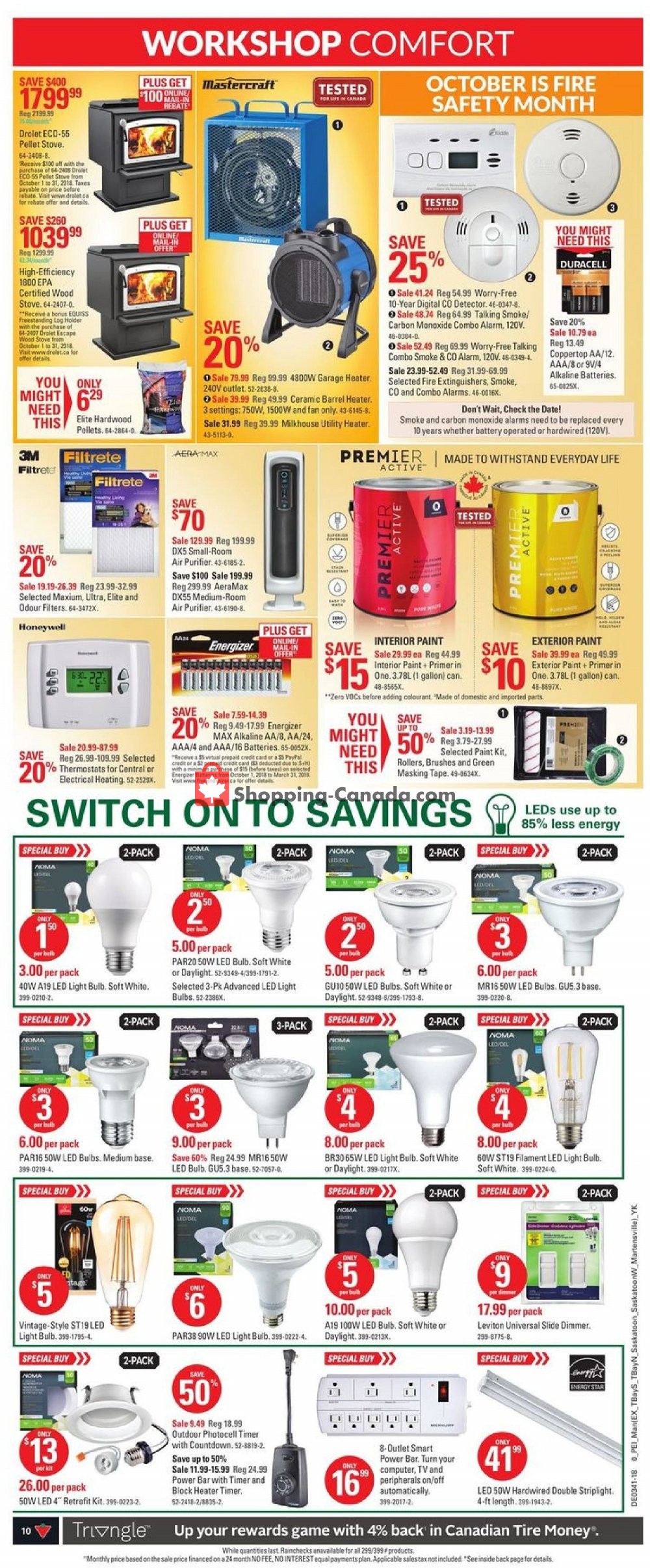 Canadian Tire flyer from Friday October 5, 2018 to Thursday October 11, 2018 - page 10