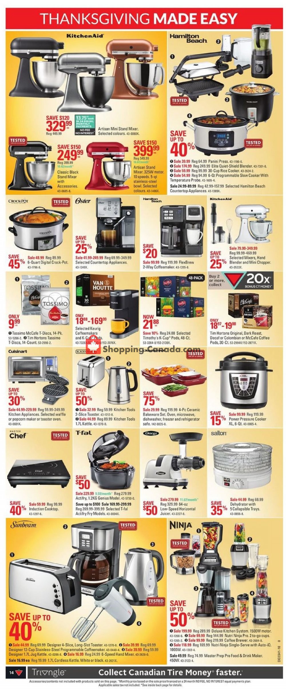 Canadian Tire flyer from Friday October 5, 2018 to Thursday October 11, 2018 - page 14