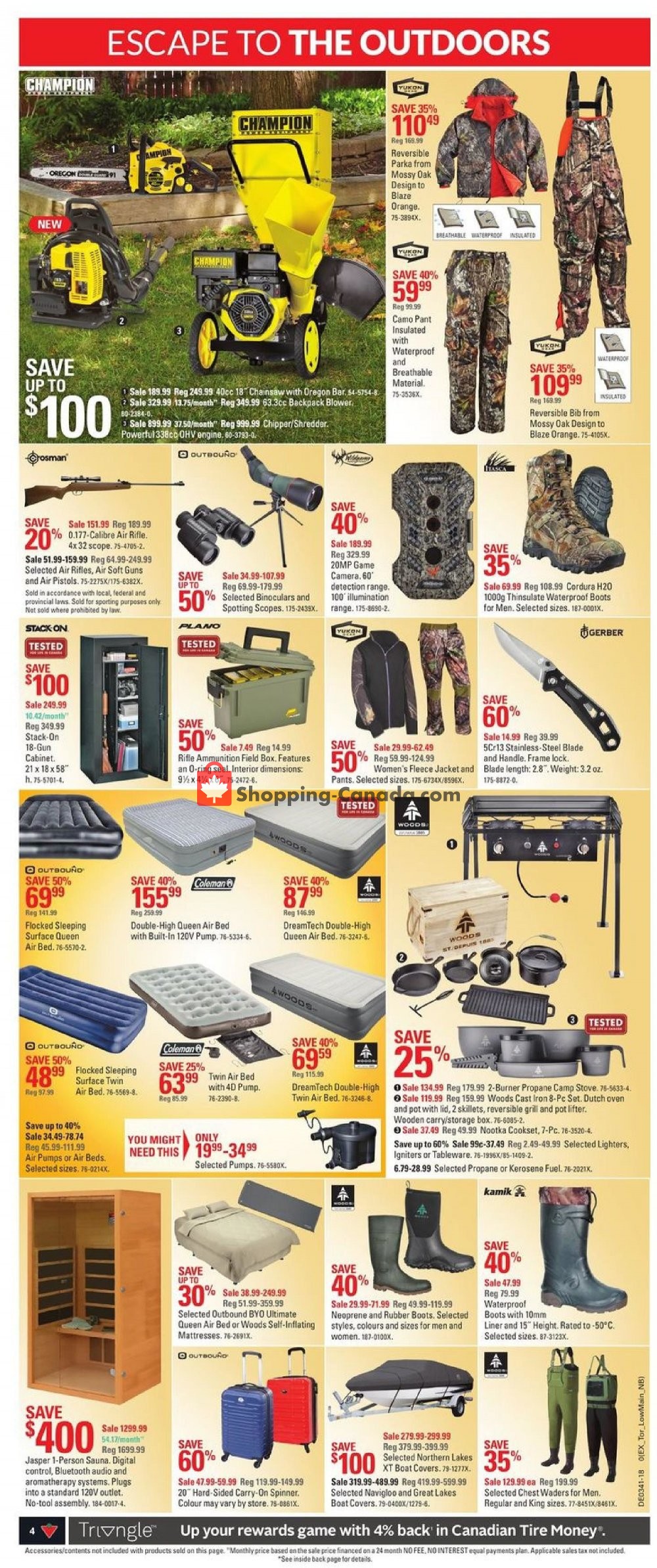 Canadian Tire flyer from Friday October 5, 2018 to Thursday October 11, 2018 - page 4