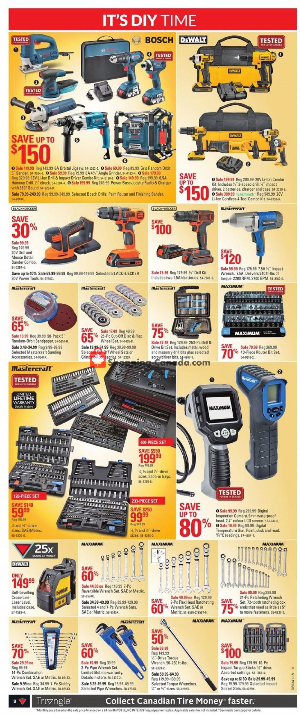 Canadian Tire flyer from Friday October 5, 2018 to Thursday October 11, 2018 - page 8