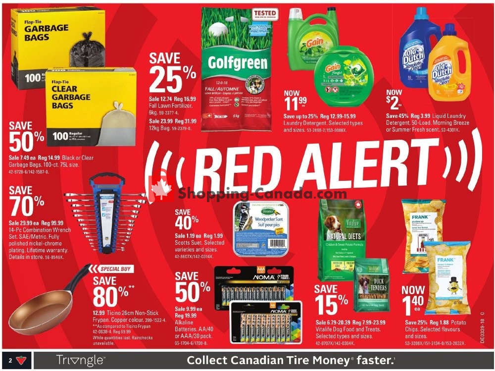 Canadian Tire flyer from Friday September 21, 2018 to Thursday September 27, 2018 - page 2