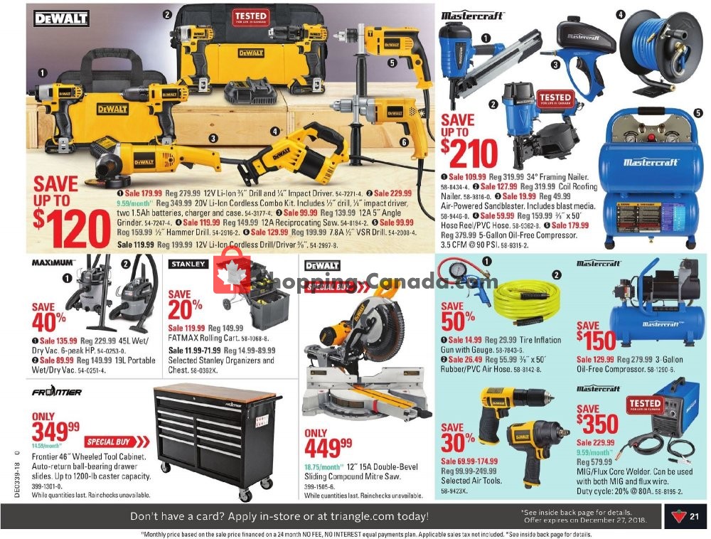Canadian Tire flyer from Friday September 21, 2018 to Thursday September 27, 2018 - page 21