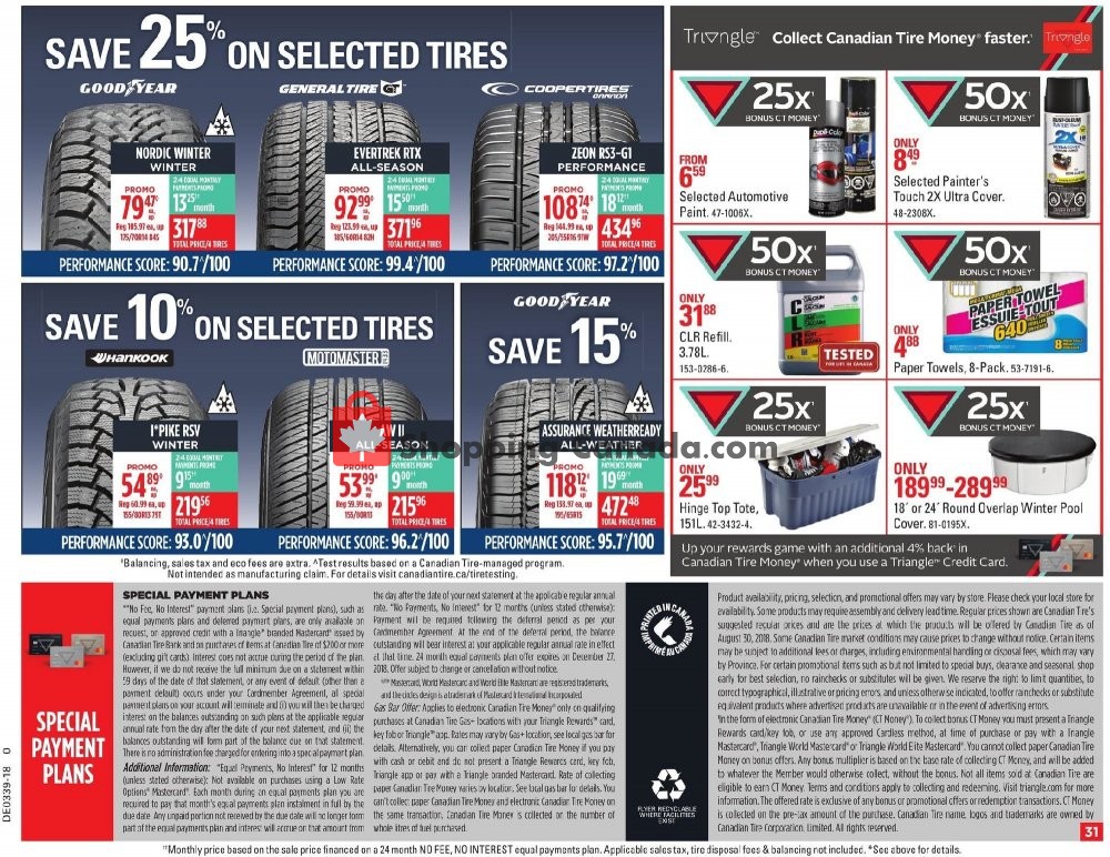 Canadian Tire flyer from Friday September 21, 2018 to Thursday September 27, 2018 - page 31