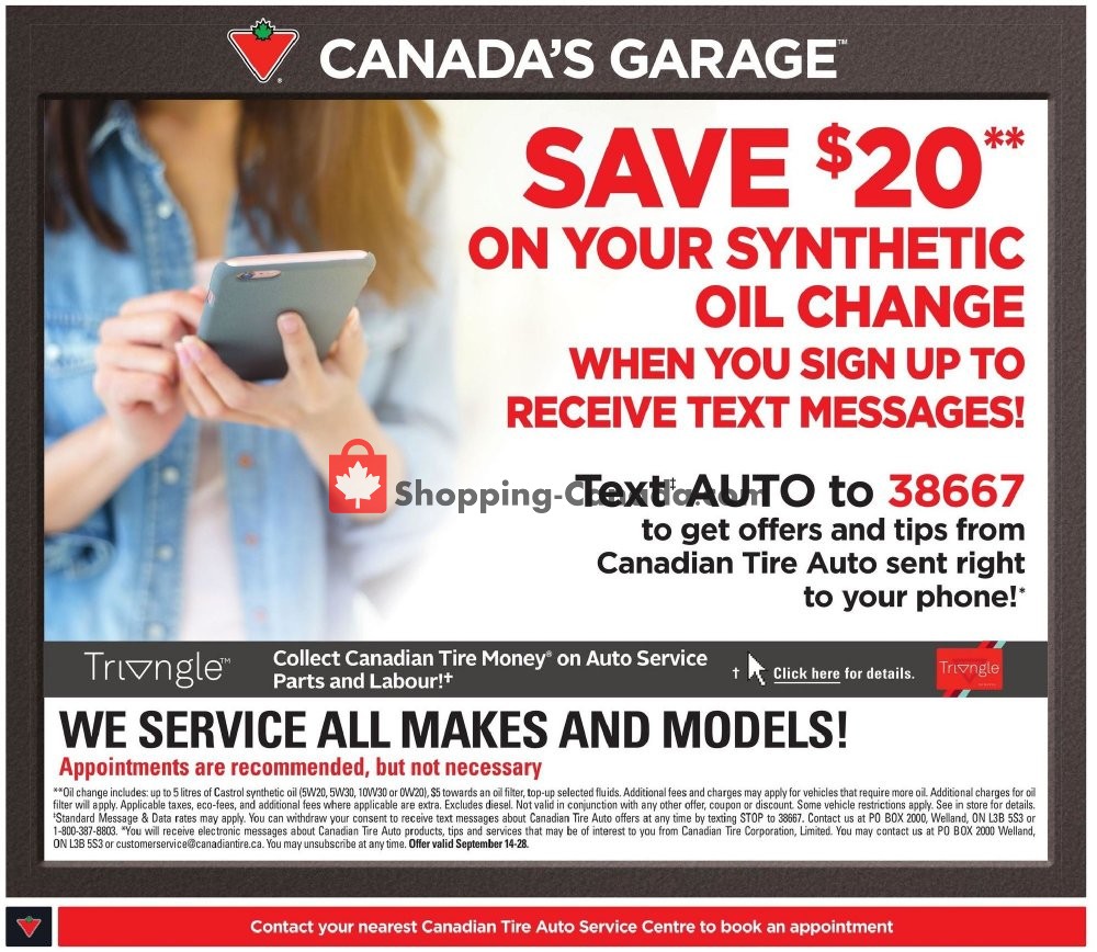Canadian Tire flyer from Friday September 21, 2018 to Thursday September 27, 2018 - page 34