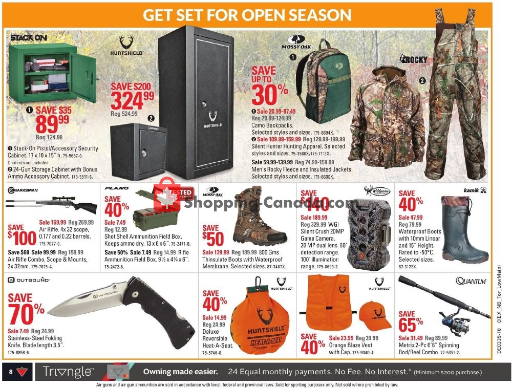 Canadian Tire flyer from Friday September 21, 2018 to Thursday September 27, 2018 - page 8