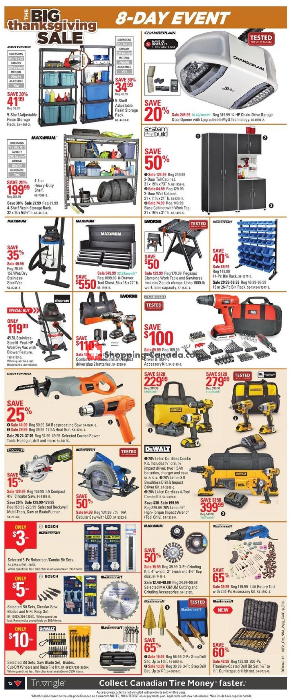 Canadian Tire flyer from Thursday September 27, 2018 to Thursday October 4, 2018 - page 12