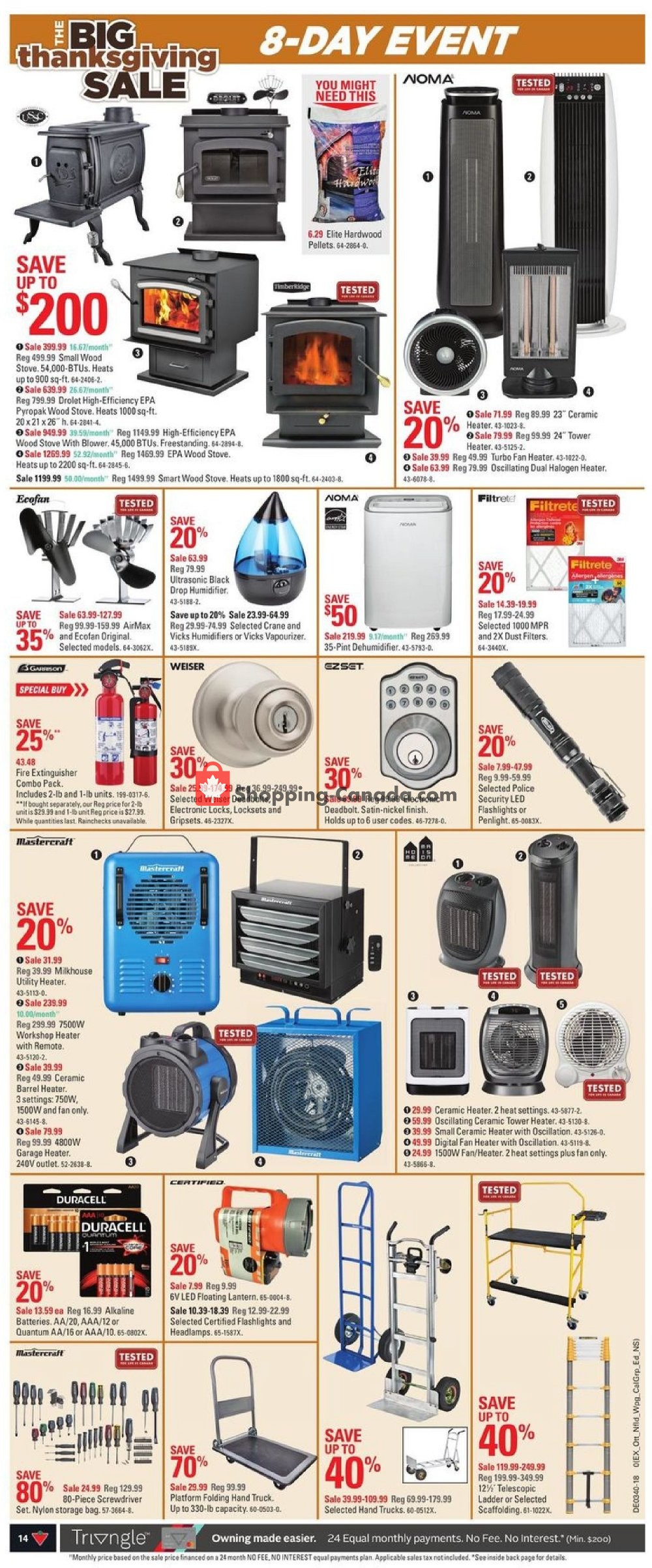 Canadian Tire flyer from Thursday September 27, 2018 to Thursday October 4, 2018 - page 14