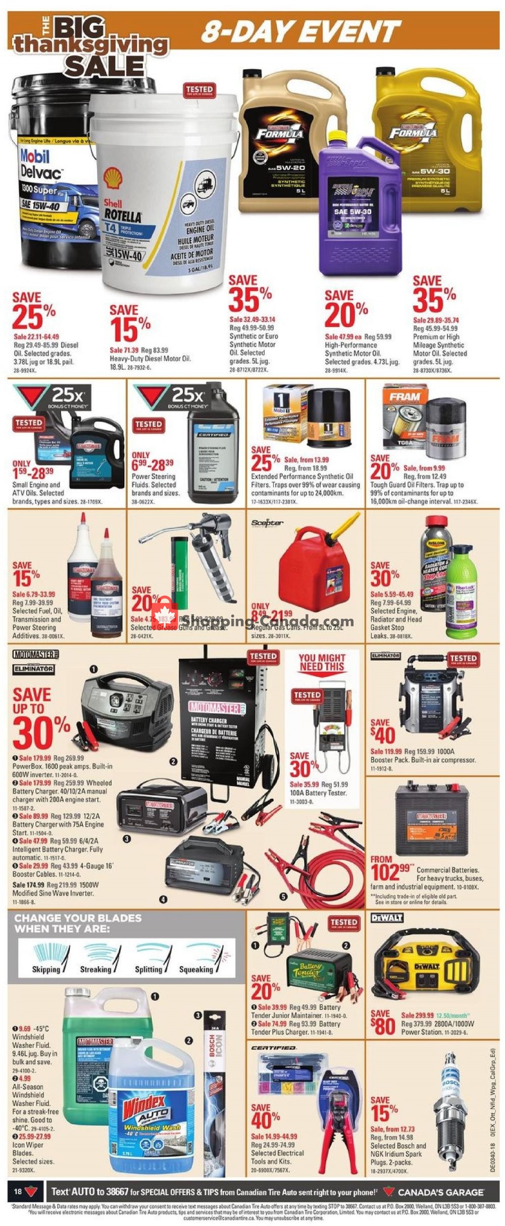Canadian Tire flyer from Thursday September 27, 2018 to Thursday October 4, 2018 - page 18