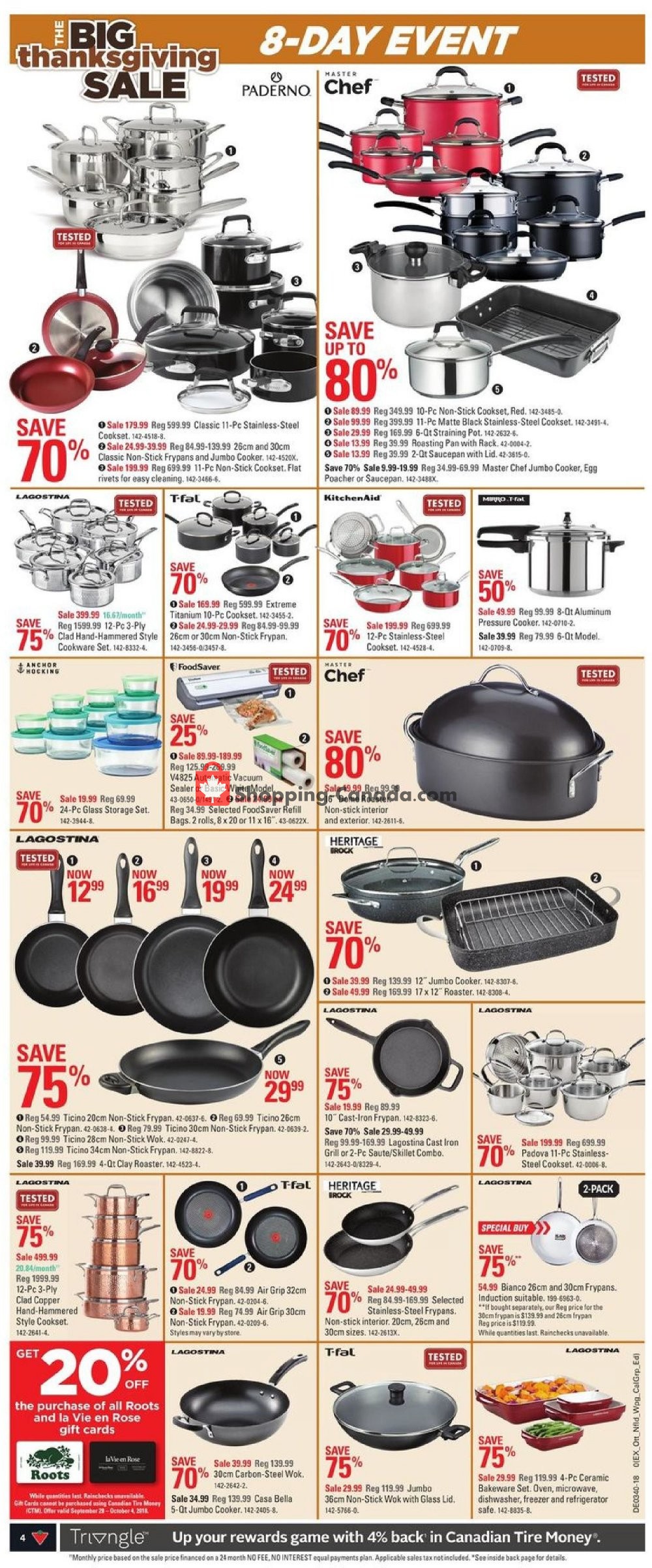 Canadian Tire flyer from Thursday September 27, 2018 to Thursday October 4, 2018 - page 4