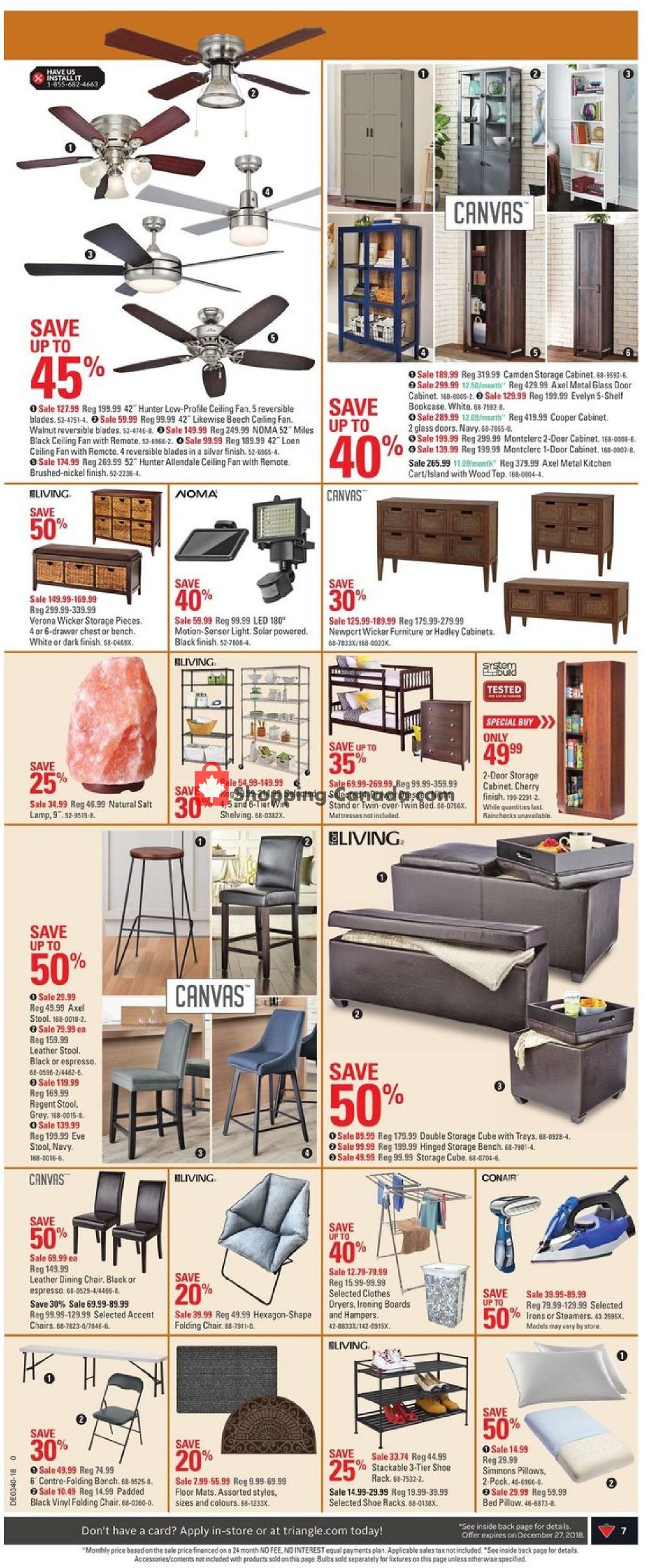 Canadian Tire flyer from Thursday September 27, 2018 to Thursday October 4, 2018 - page 7