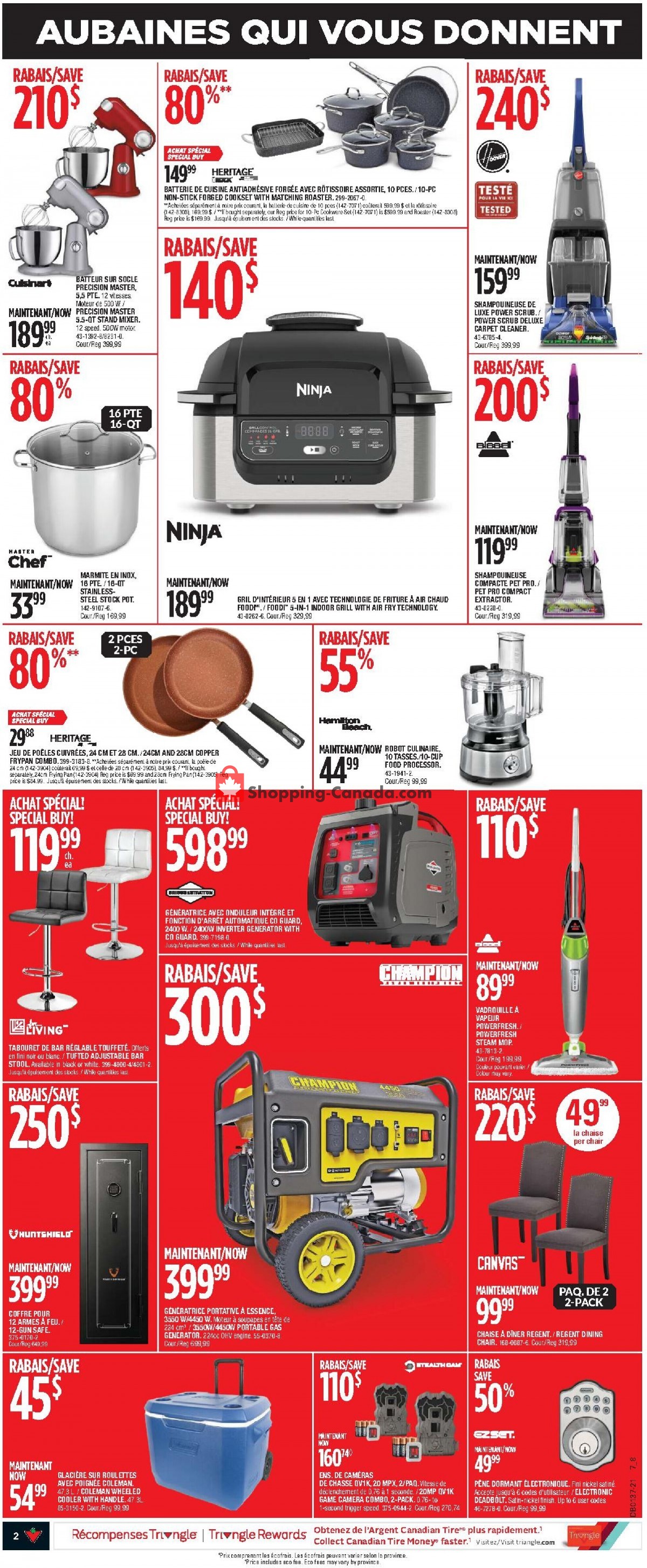 Canadian Tire flyer from Thursday September 9, 2021 to Wednesday September 15, 2021 - page 2