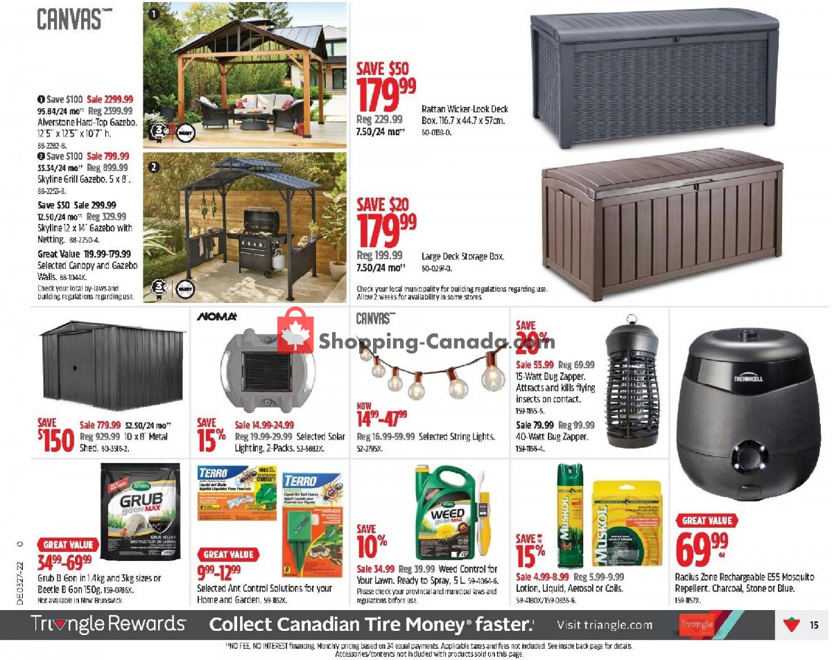 Canadian Tire Canada, flyer (Happy Canada Day ON) July 1 July 7