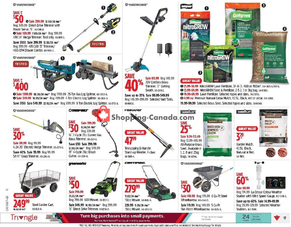 Canadian Tire Canada, flyer (Happy Canada Day ON) July 1 July 7