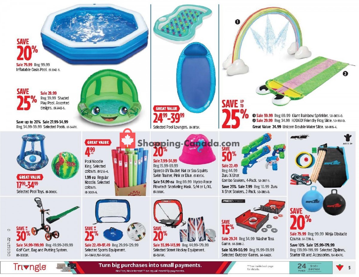 Canadian Tire Canada, flyer (Happy Canada Day ON) July 1 July 7
