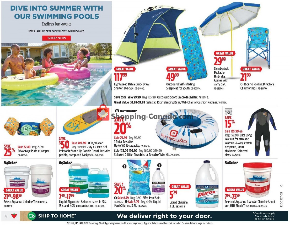 Canadian Tire Canada, flyer (Happy Canada Day ON) July 1 July 7