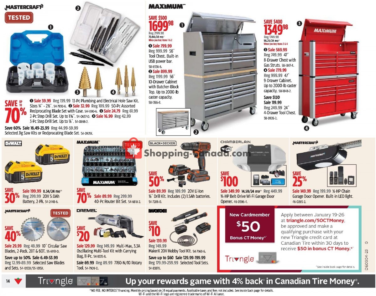 Canadian Tire flyer from Friday January 20, 2023 to Thursday January 26, 2023 - page 13