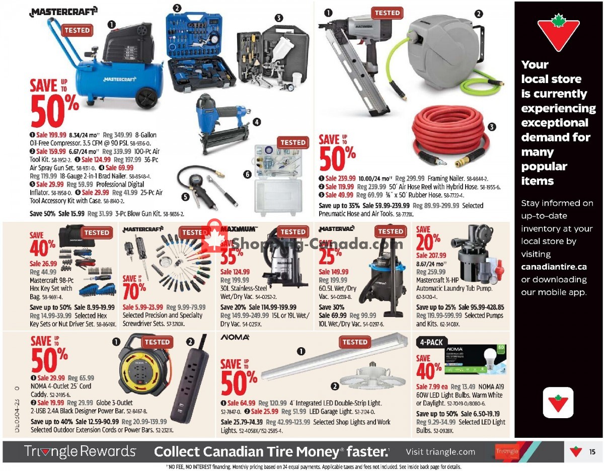 Canadian Tire flyer from Friday January 20, 2023 to Thursday January 26, 2023 - page 14