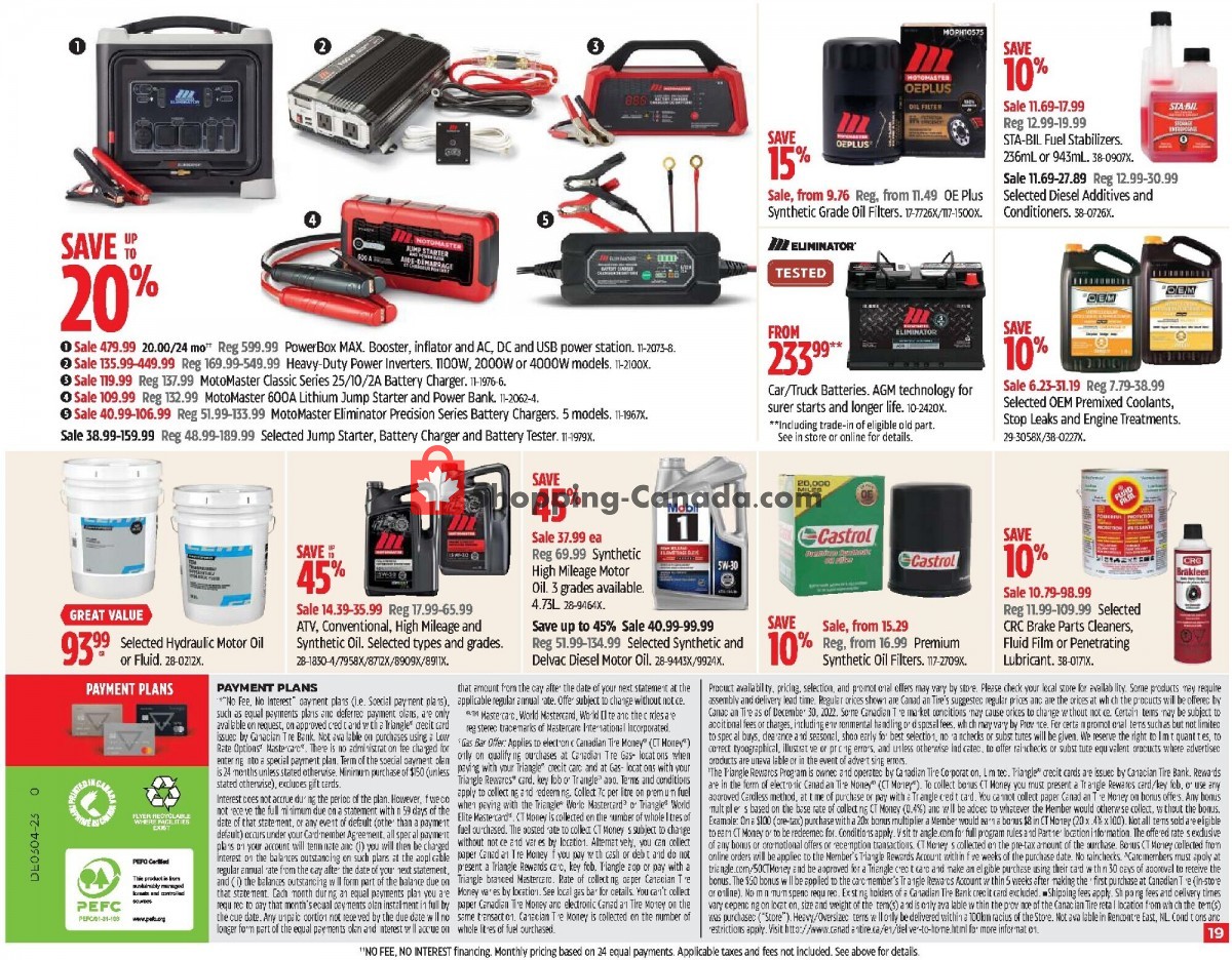 Canadian Tire flyer from Friday January 20, 2023 to Thursday January 26, 2023 - page 18