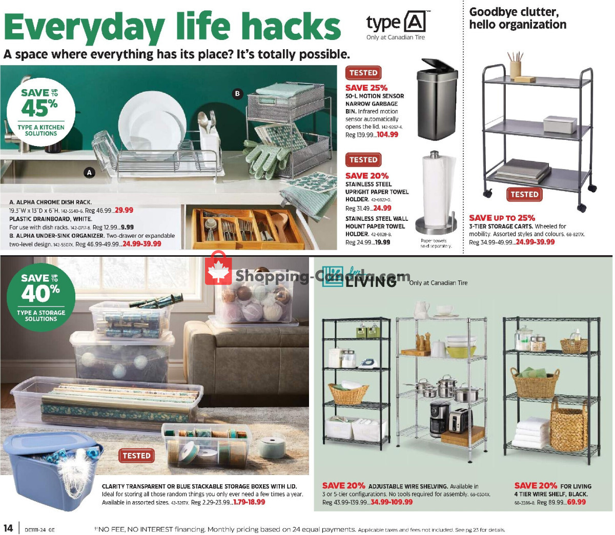 Canadian Tire flyer from Thursday March 7, 2024 to Wednesday March 27, 2024 - page 14