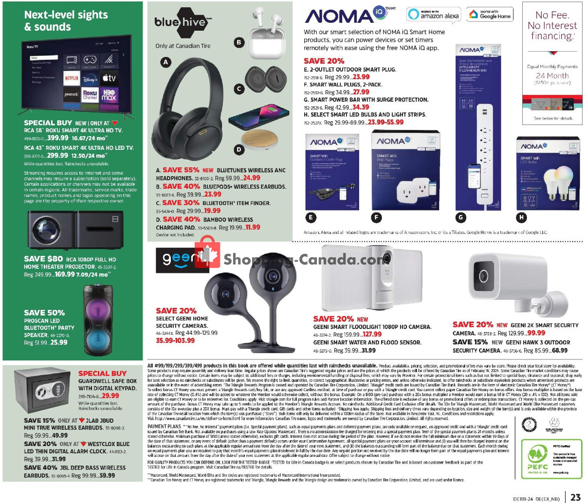 Canadian Tire flyer from Thursday March 7, 2024 to Wednesday March 27, 2024 - page 23