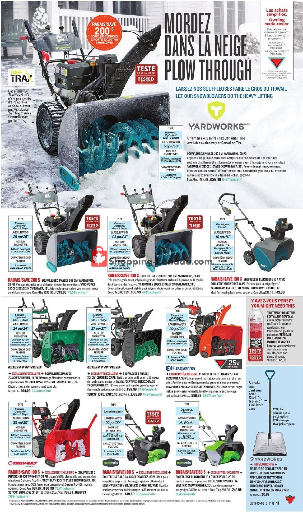 Canadian Tire flyer from Friday September 28, 2018 to Thursday October 18, 2018 - page 11