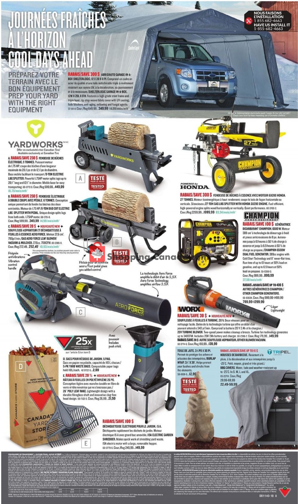 Canadian Tire flyer from Friday September 28, 2018 to Thursday October 18, 2018 - page 12