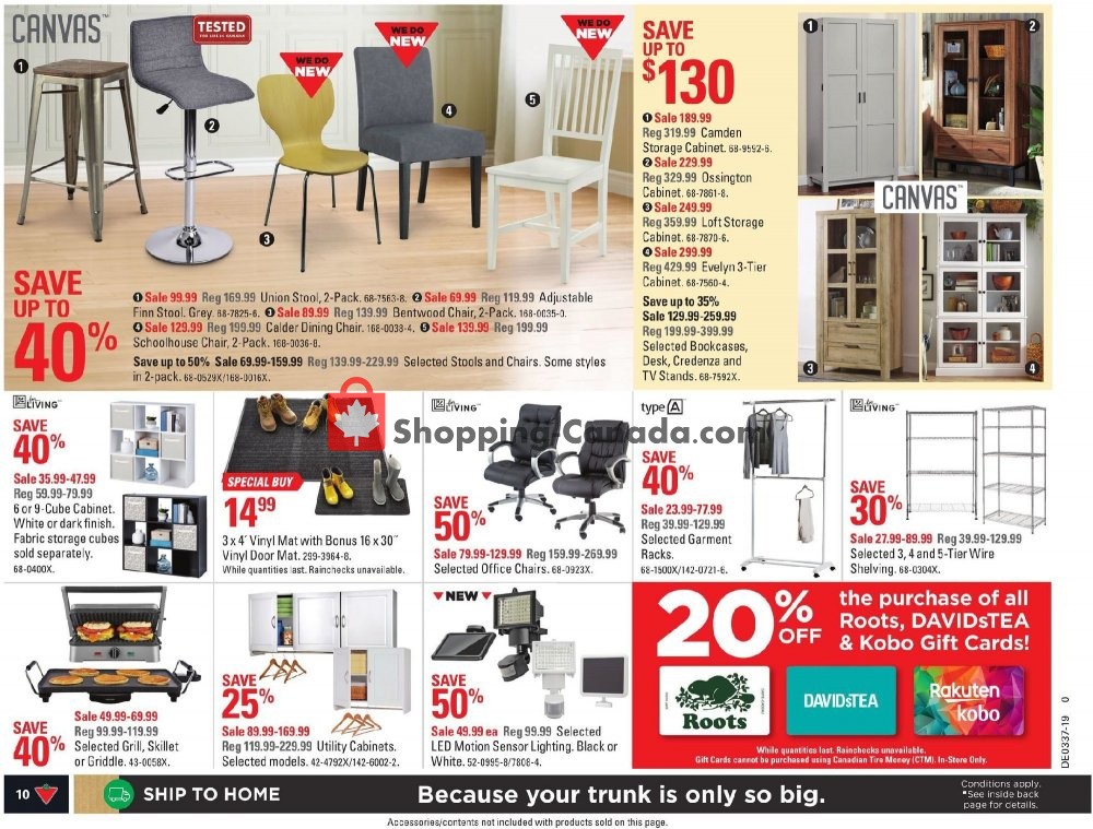 Canadian Tire flyer from Friday September 6, 2019 to Thursday September 12, 2019 - page 10