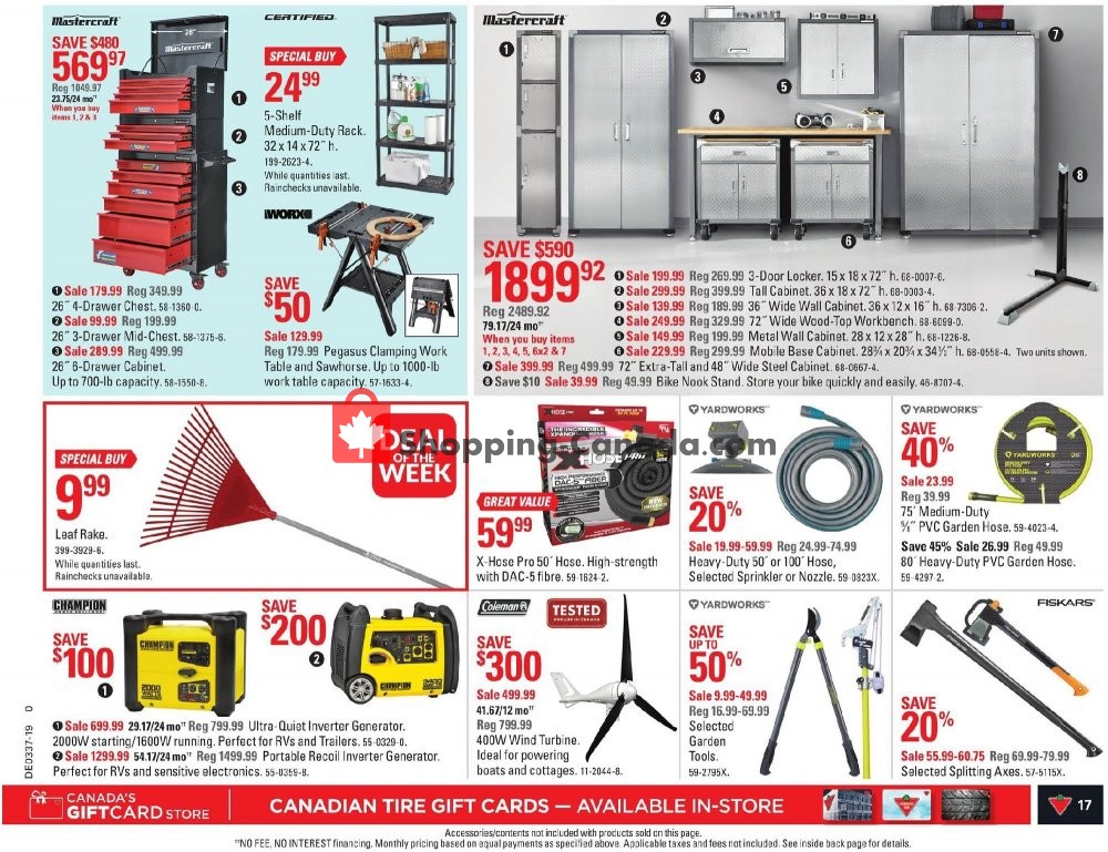 Canadian Tire flyer from Friday September 6, 2019 to Thursday September 12, 2019 - page 17
