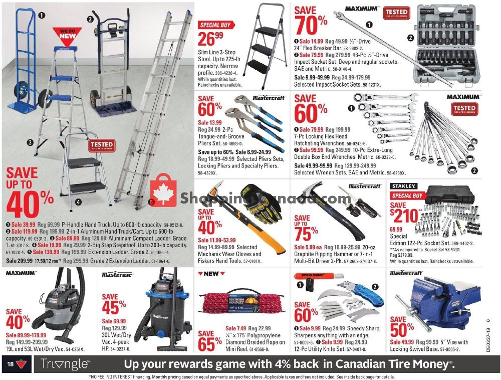 Canadian Tire flyer from Friday September 6, 2019 to Thursday September 12, 2019 - page 18