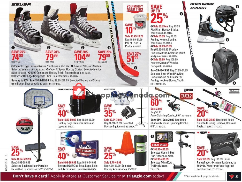 Canadian Tire flyer from Friday September 6, 2019 to Thursday September 12, 2019 - page 23