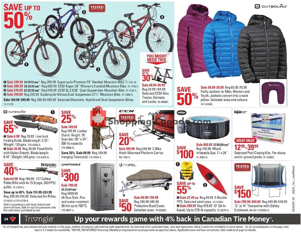 Canadian Tire flyer from Friday September 6, 2019 to Thursday September 12, 2019 - page 24