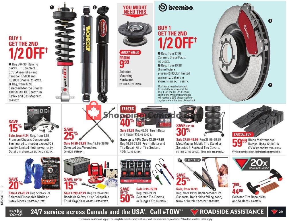 Canadian Tire flyer from Friday September 6, 2019 to Thursday September 12, 2019 - page 29