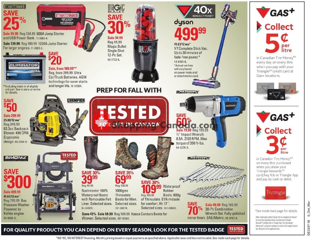 Canadian Tire flyer from Friday September 6, 2019 to Thursday September 12, 2019 - page 32