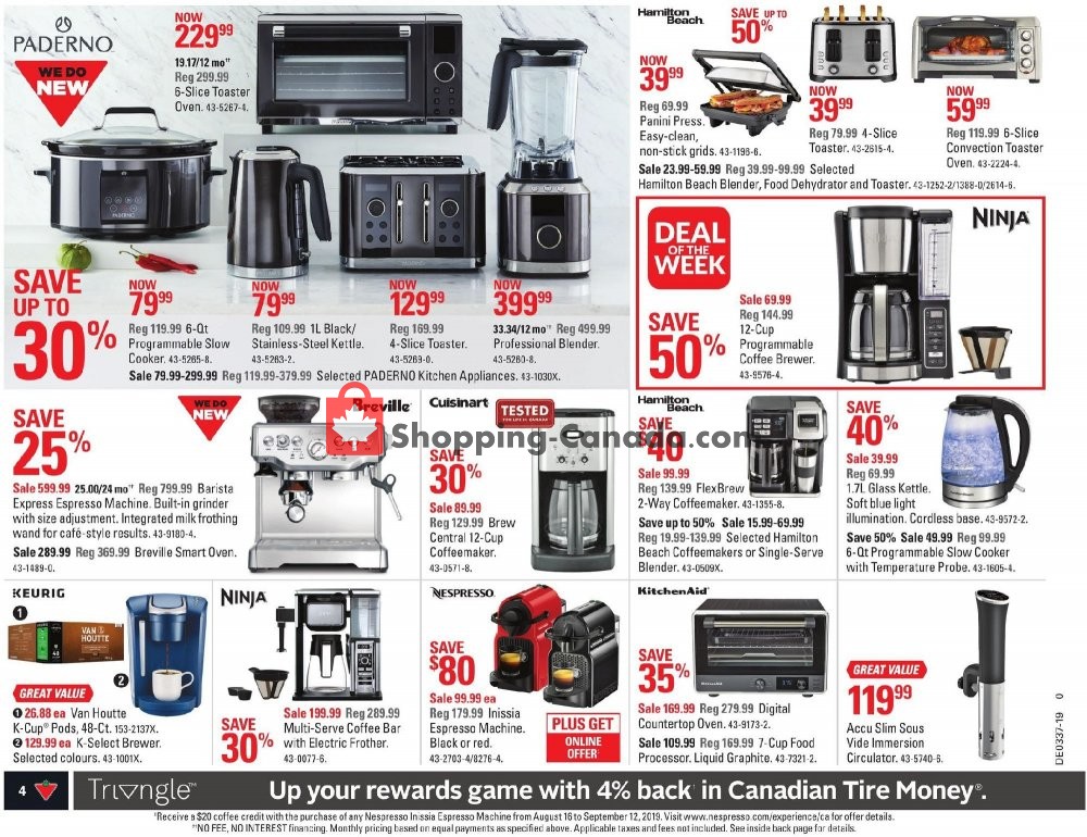 Canadian Tire flyer from Friday September 6, 2019 to Thursday September 12, 2019 - page 4