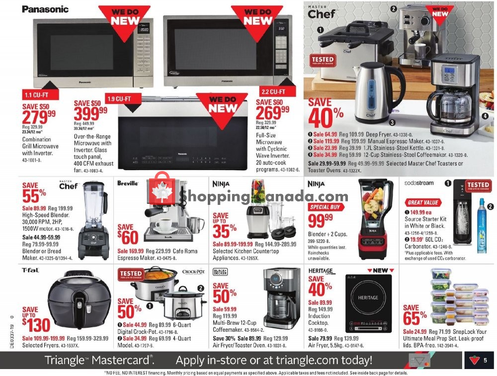 Canadian Tire flyer from Friday September 6, 2019 to Thursday September 12, 2019 - page 5