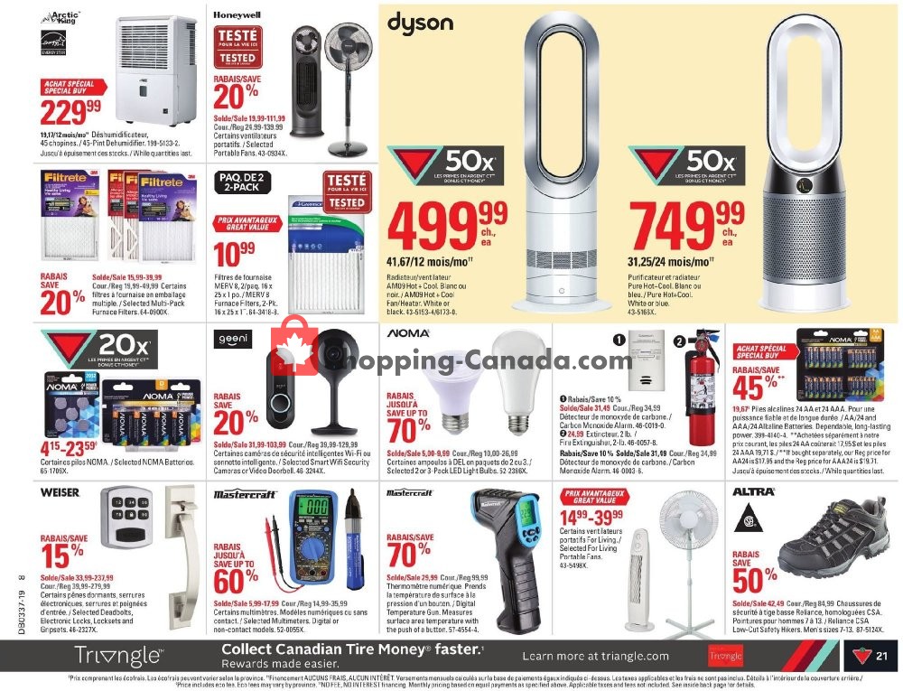 Canadian Tire flyer from Thursday September 5, 2019 to Wednesday September 11, 2019 - page 21