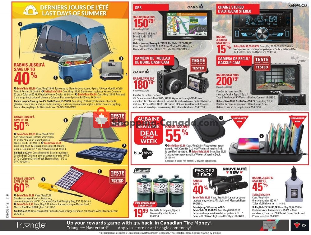 Canadian Tire flyer from Thursday September 5, 2019 to Wednesday September 11, 2019 - page 25